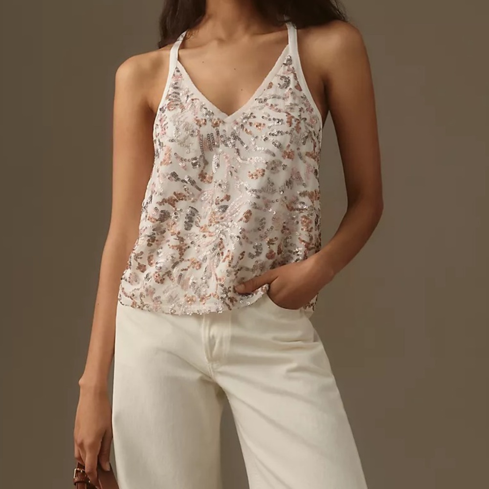 NWT Tiny Gwen Sequin Tank Size M